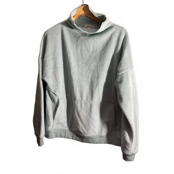 Toad&Co Tops - Toad & Co Cozy Mint Green Fleece Pullover Sweatshirt Medium